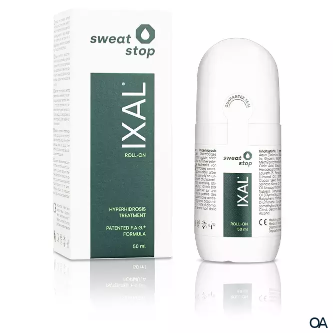 SweatStop® IXAL Roll On zur Behandlung axillärer Hyperhidrose