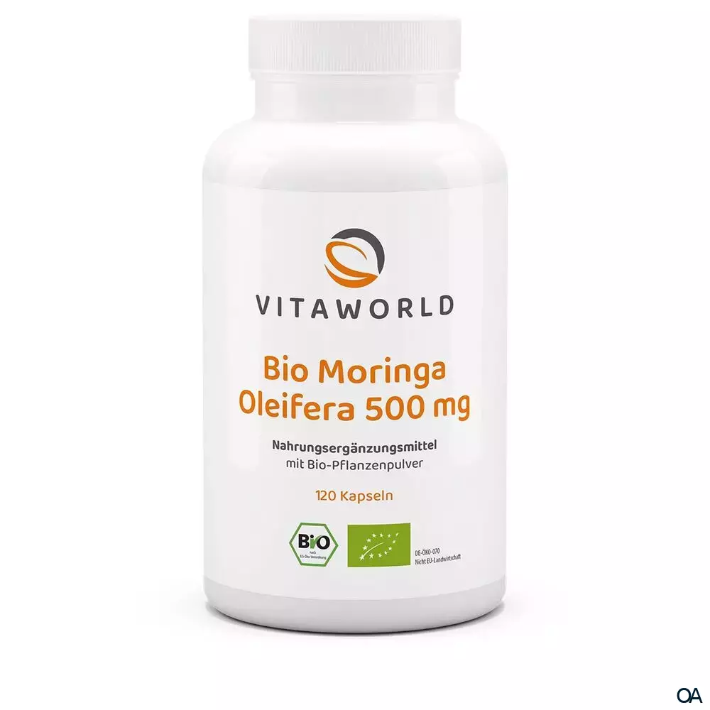 Vitaworld Moringa Oleifera Bio 500 mg Kapseln Vitaworld Moringa Oleifera Bio 500 mg Kapseln