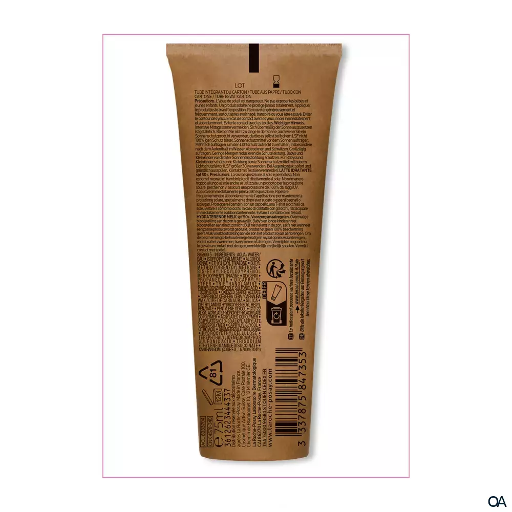 La Roche Posay Anthelios Hydratisierende Milch LSF 50+ La Roche Posay Anthelios Hydratisierende Milch LSF 50+