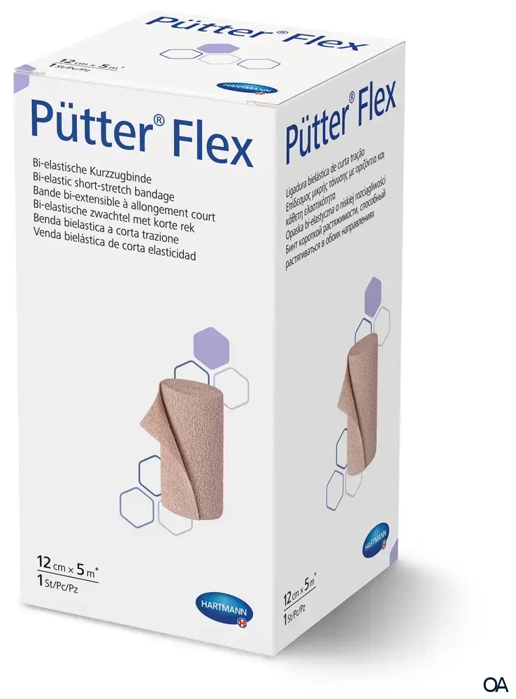 Pütter® Flex Bi-elastische Kurzzugbinde 12 cm x 5 m