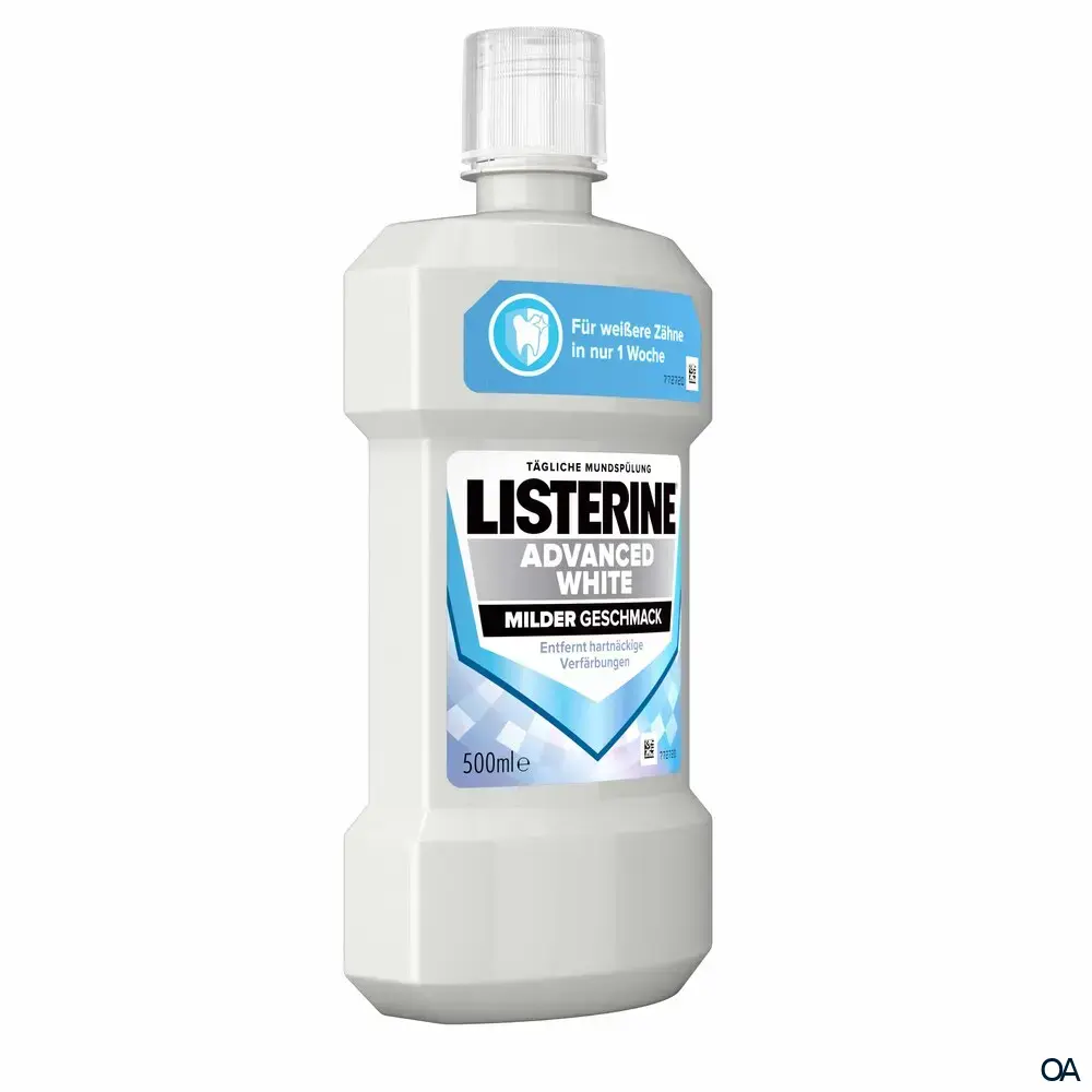 Listerine Mundspülung Advanced White Milder Geschmack