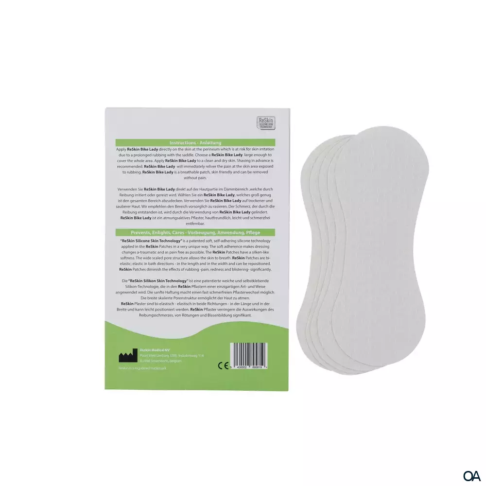 ReSkin® Sport Lady Bike Silikonpflaster