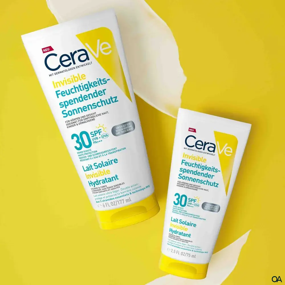 CeraVe Invisible Feuchtigkeitsspendender Sonnenschutz LSF 30