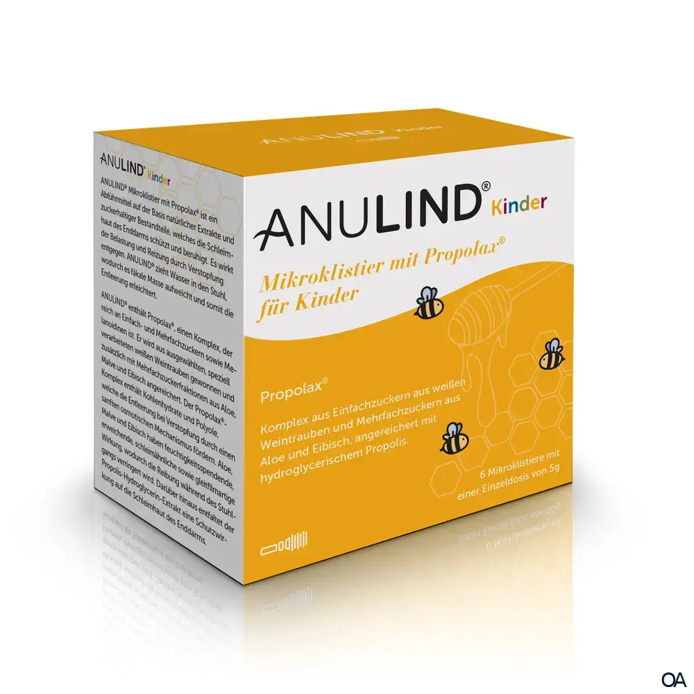ANULIND® Mikroklistier Kinder 5 g ANULIND® Mikroklistier Kinder 5 g