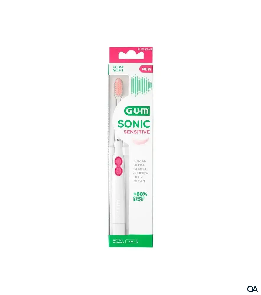 GUM® SONIC SENSITIVE Schallzahnbürste ultra soft