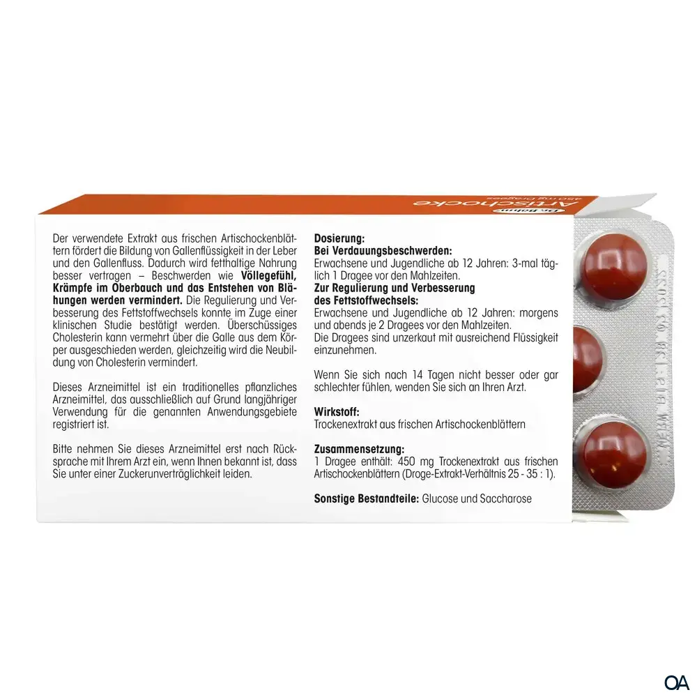 Dr. Böhm® Artischocke 450 mg Dragees Dr. Böhm® Artischocke 450 mg Dragees
