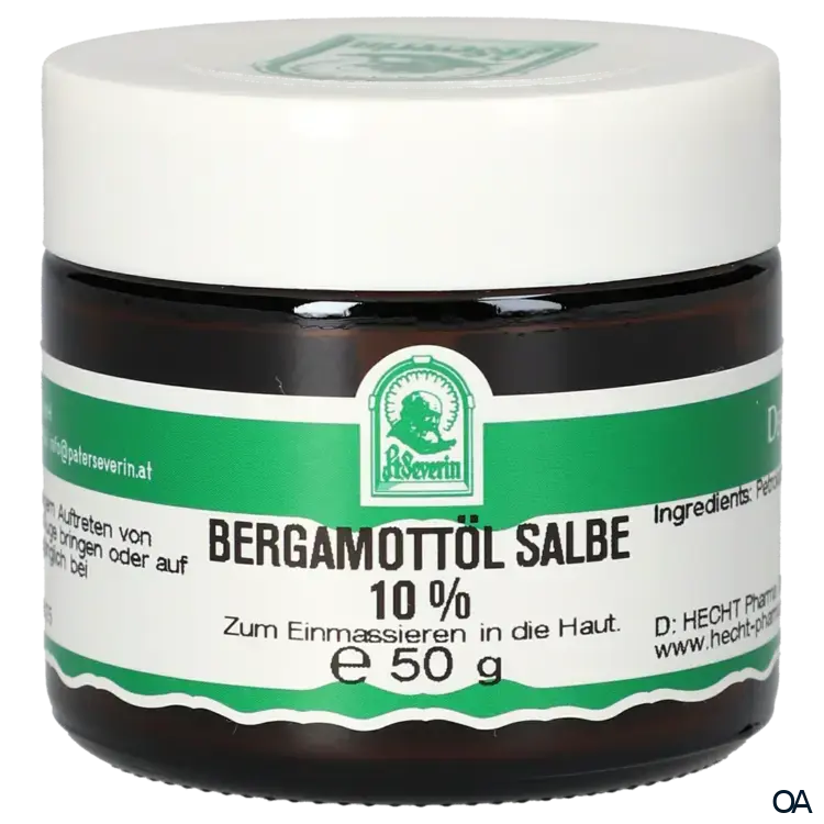 Pater Severin Bergamottöl Salbe 10% Pater Severin Bergamottöl Salbe 10%