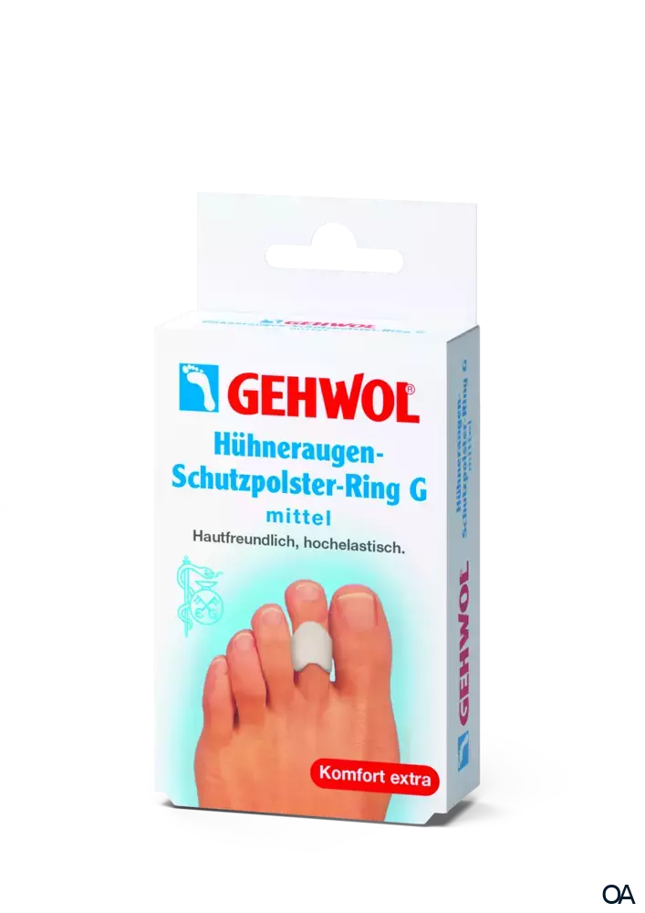 GEHWOL® Hühneraugen-Schutzpolster- Ring G mittel GEHWOL® Hühneraugen-Schutzpolster- Ring G mittel