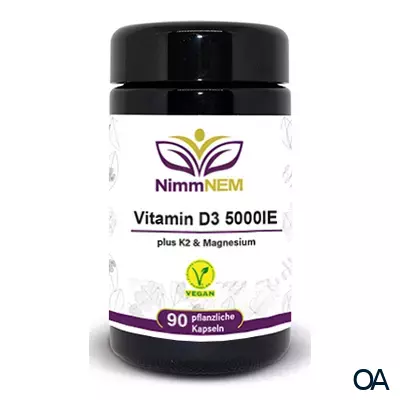 NimmNEM Vitamin D3 5000IE plus K2 & Magnesium Kapseln