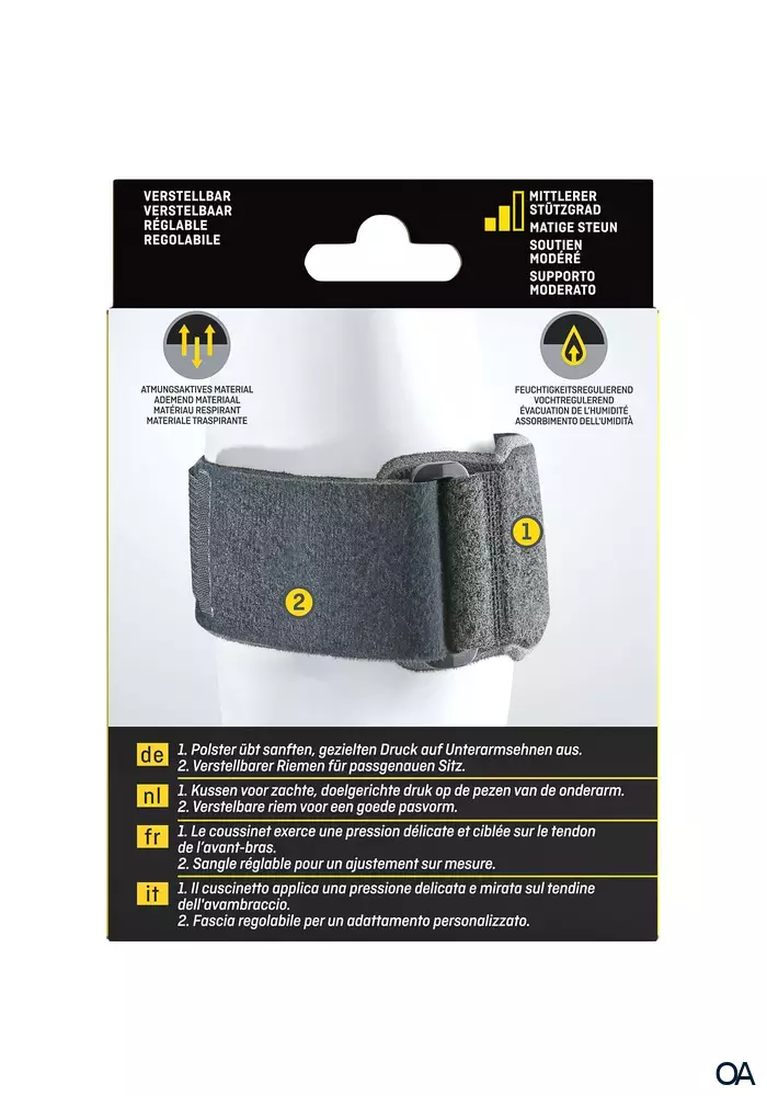 Futuro Sport Tennis-Ellenbogen-Bandage anpassbar Futuro Sport Tennis-Ellenbogen-Bandage anpassbar