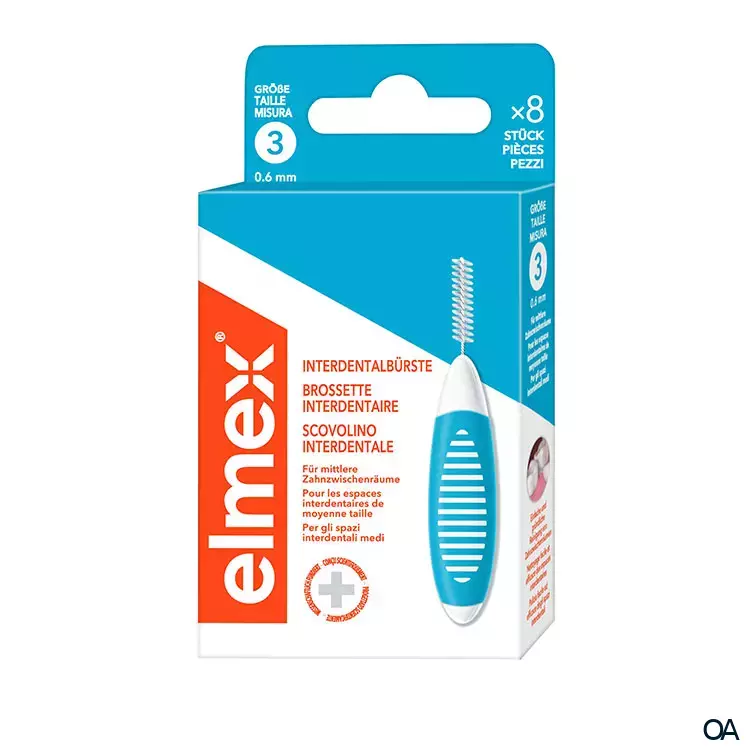 elmex® Interdentalbürsten Blue, Größe 3, 0,6 mm