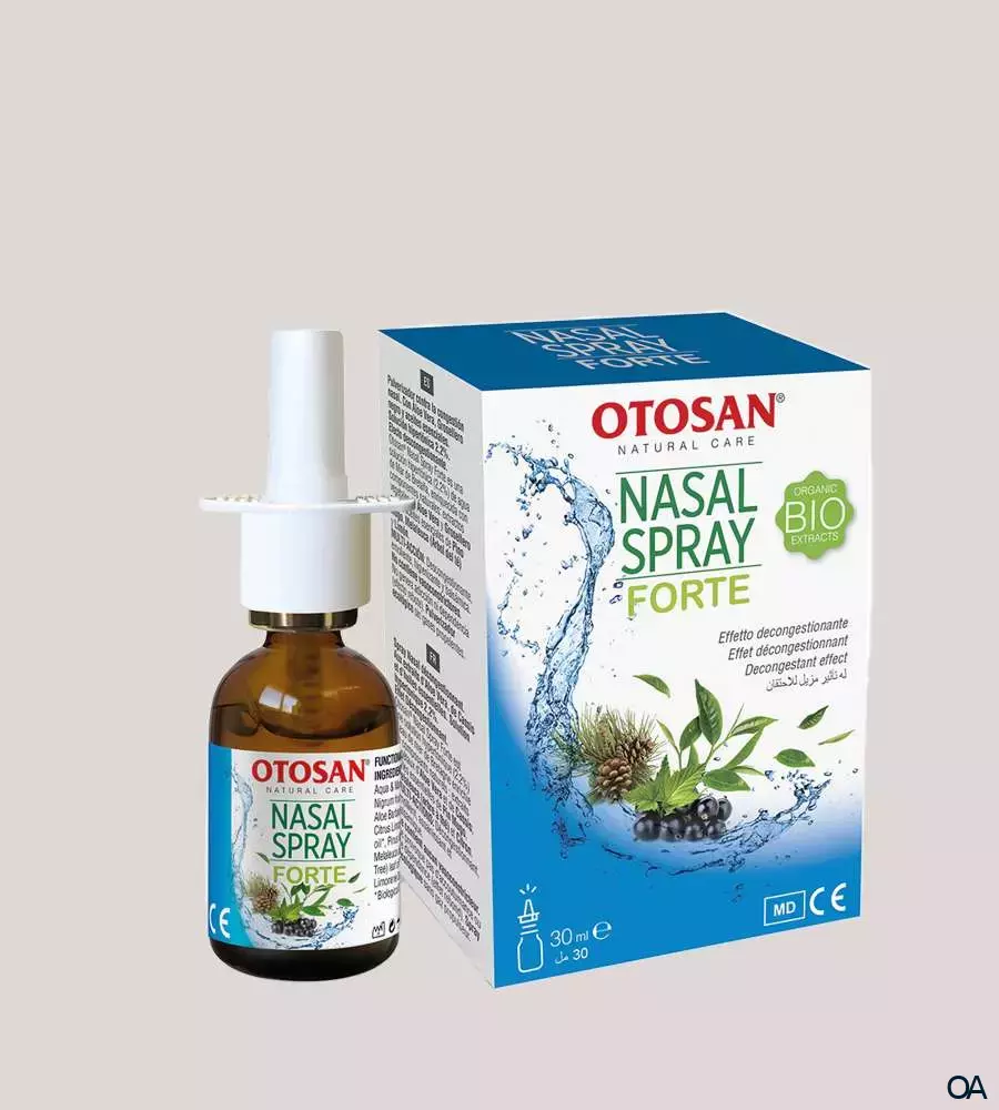 Otosan® Nasenspray Forte mit abschwellender Wirkung Otosan® Nasenspray Forte mit abschwellender Wirkung