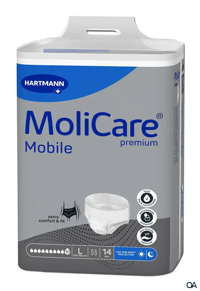 MoliCare® premium Mobile 10 Tropfen Inkontinenzhöschen - Größe L