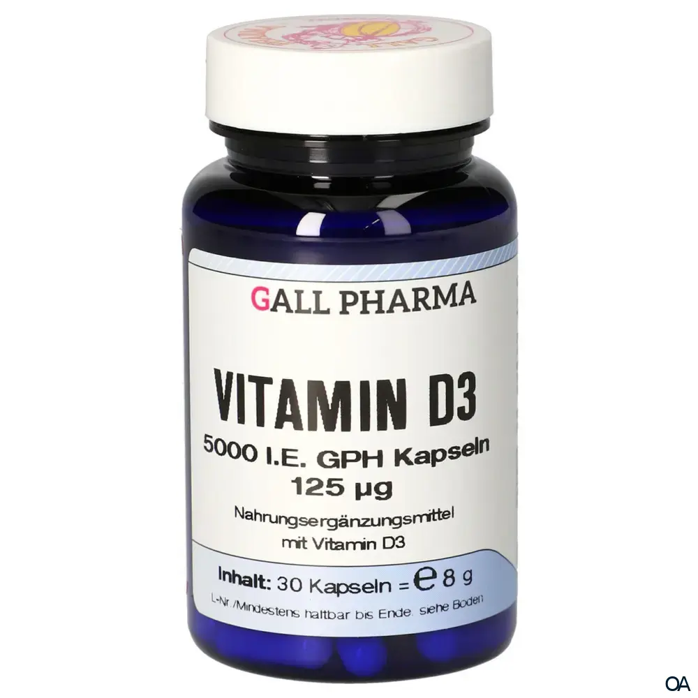 Gall Pharma Vitamin D3 5.000 I.E. Kapseln