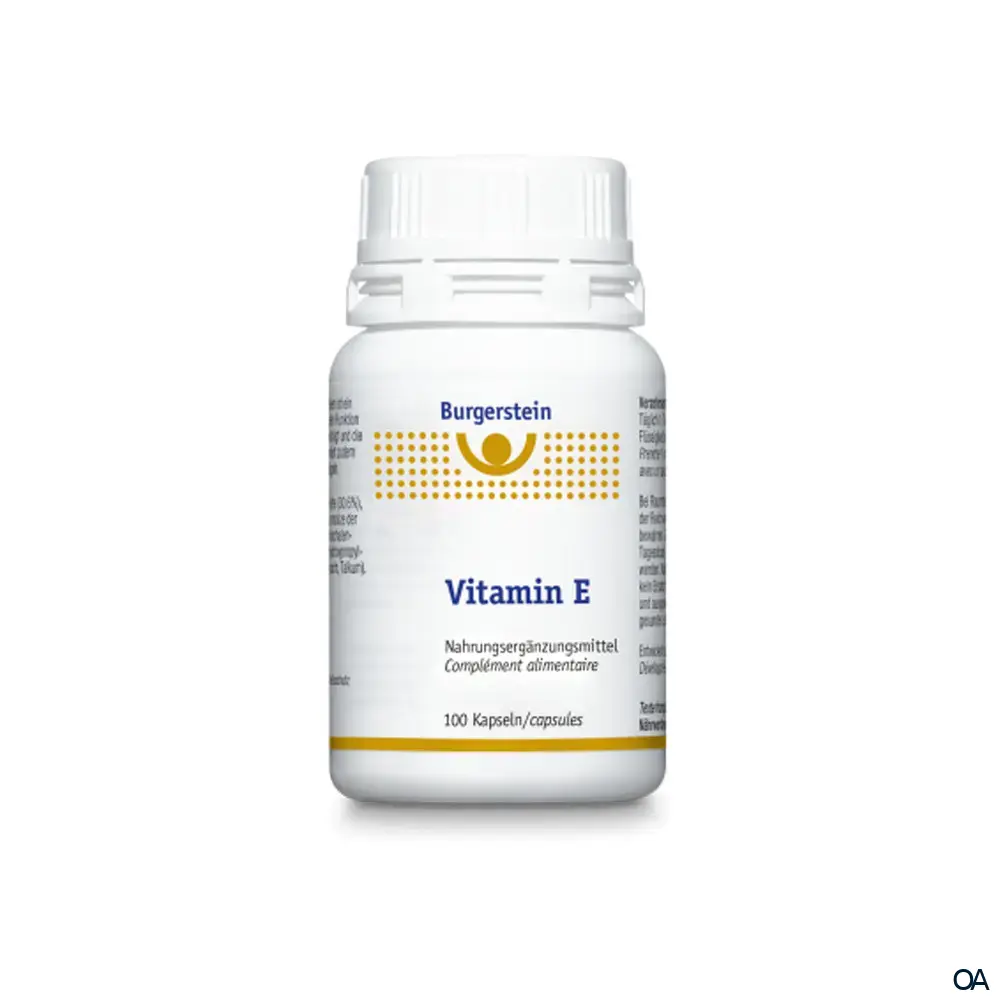 Burgerstein Vitamin E 100 IE Kapseln Burgerstein Vitamin E 100 IE Kapseln