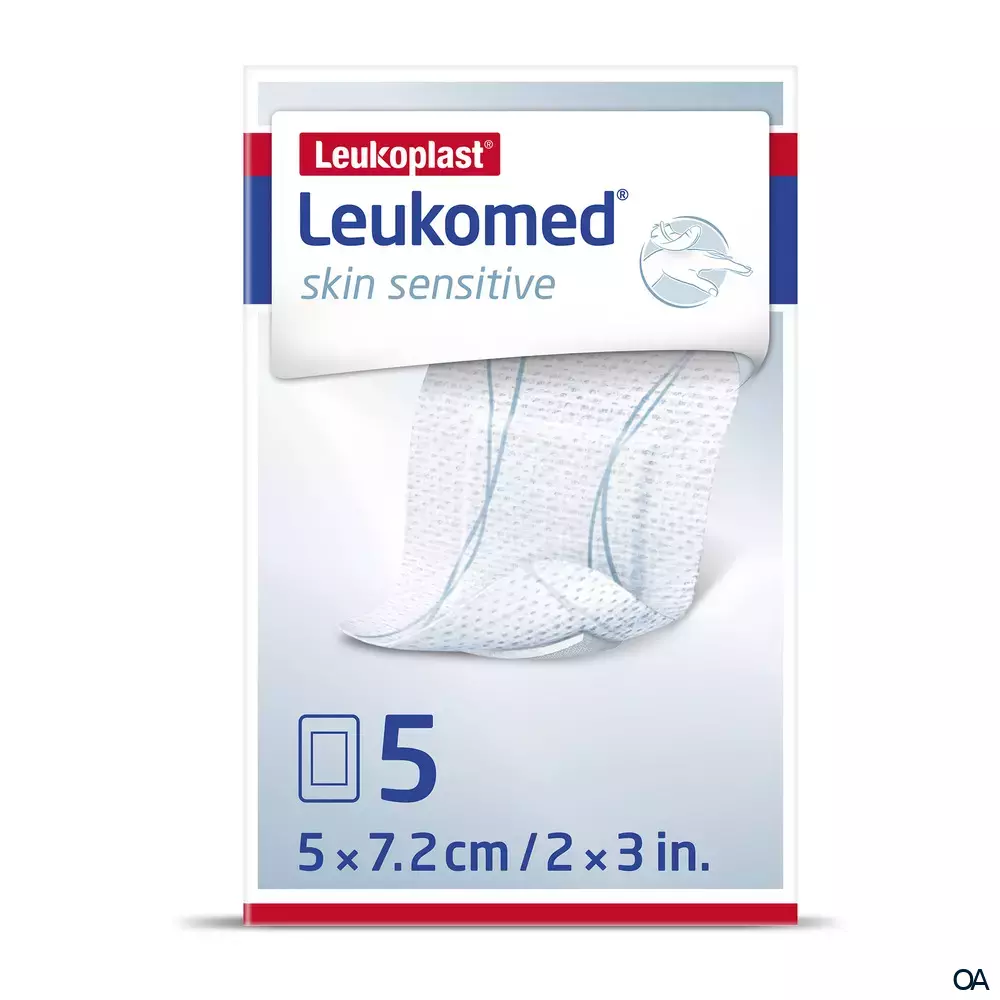 Leukoplast Leukomed® skin sensitive Wundverband 5 x 7,2 cm