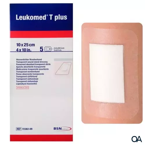 Leukomed ® T plus Transparenter Wundverband mit Wundauflage 10 x 25 cm