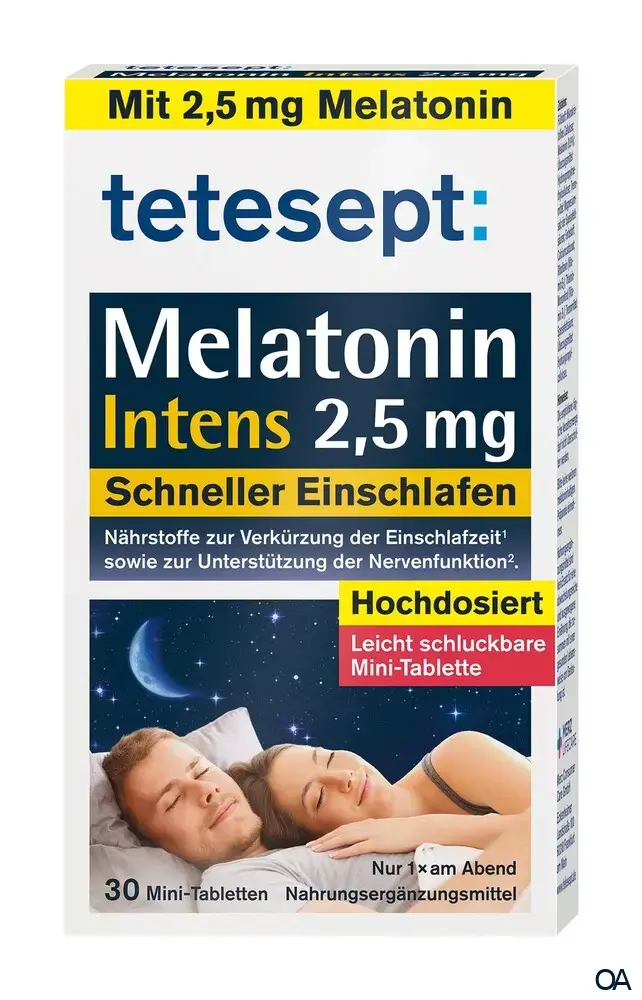 tetesept Melatonin Intens 2,5 mg Tabletten
