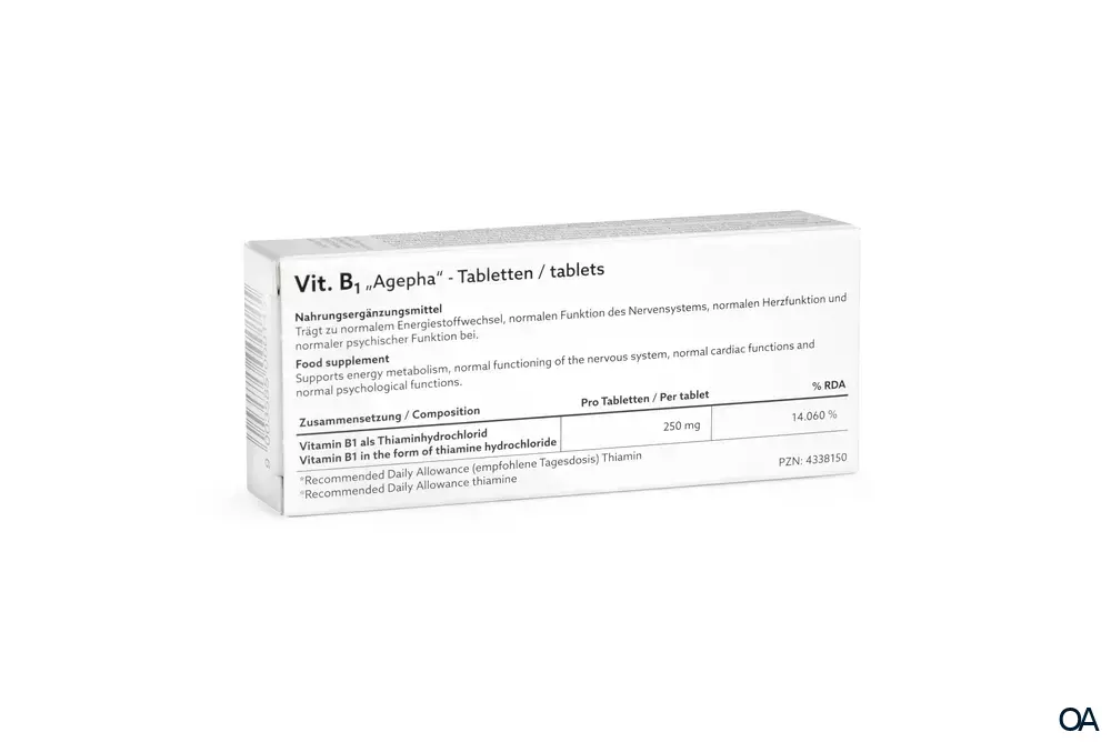 Vit. B1 „Agepha“ Tabletten