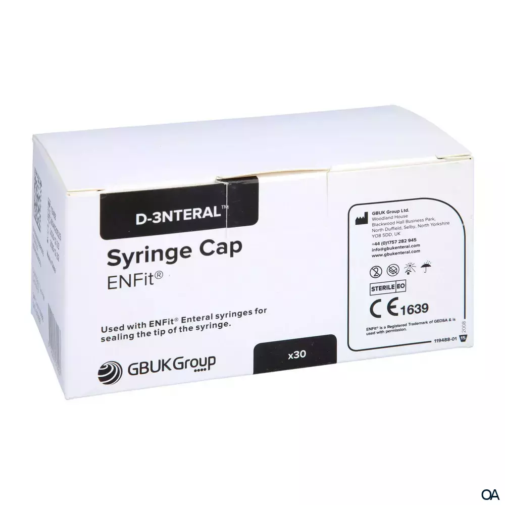 Flocare® Verschlusskappen ENFit Spritze Flocare® Verschlusskappen ENFit Spritze