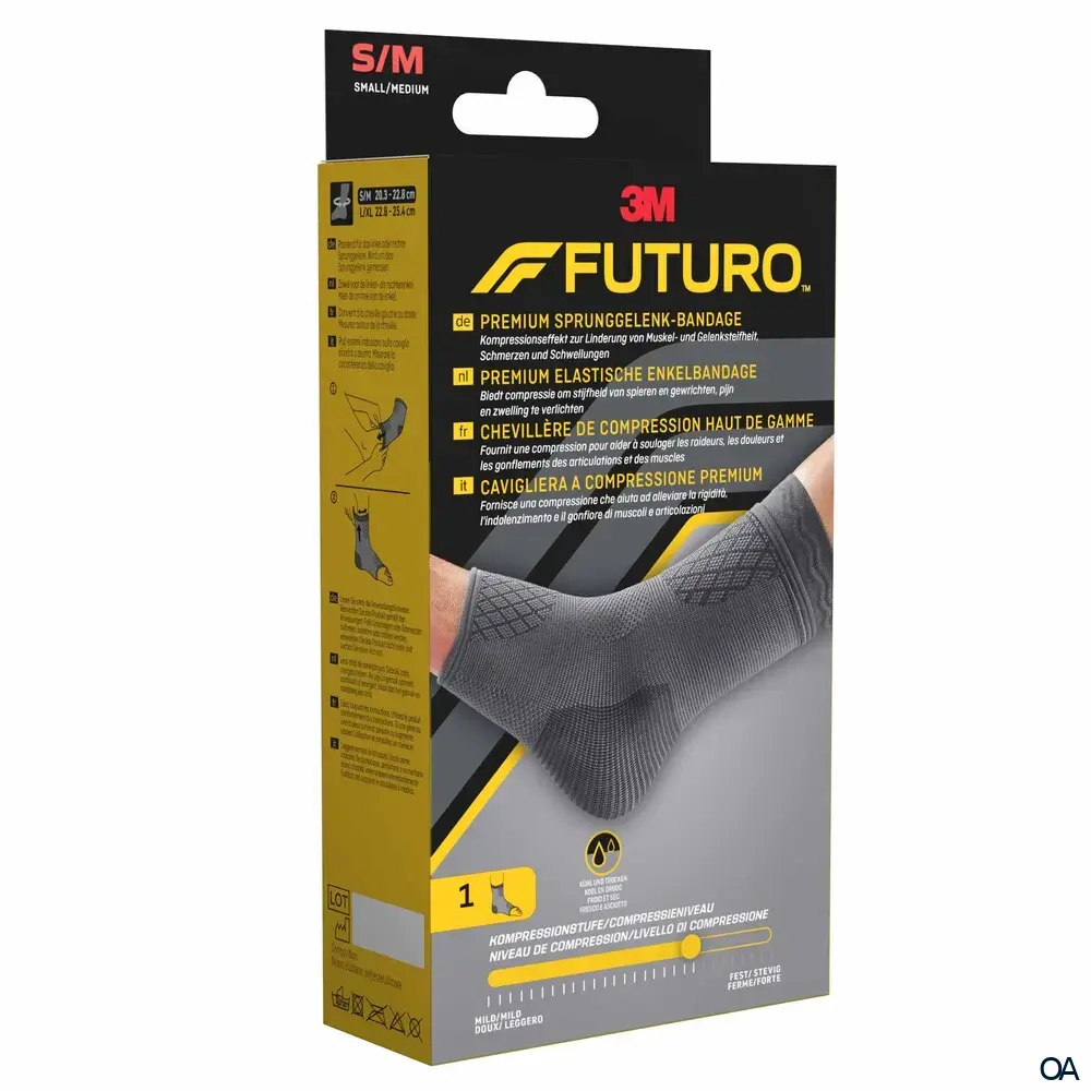 FUTURO™ Premium Sprunggelenk-Bandage, Small/Medium