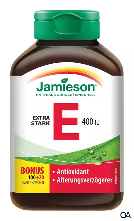 Jamieson Vitamin E 400 IU Kapseln Jamieson Vitamin E 400 IU Kapseln
