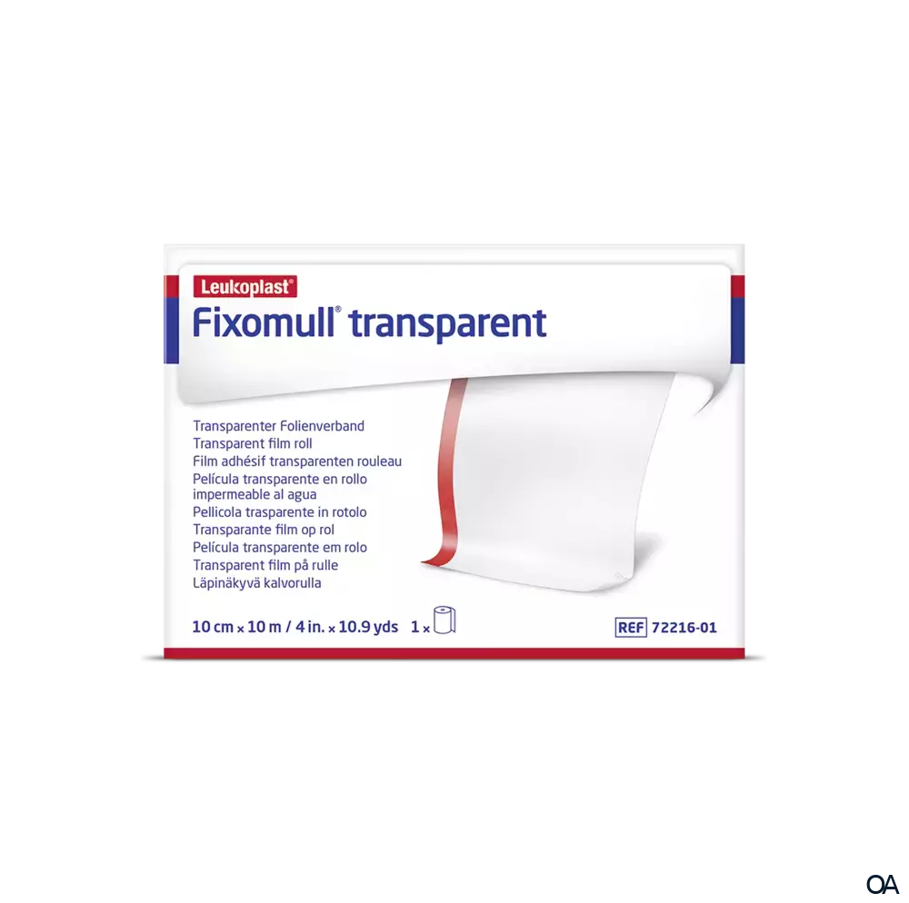 Leukoplast Fixomull® transparent Folienverband 10cm x 10m