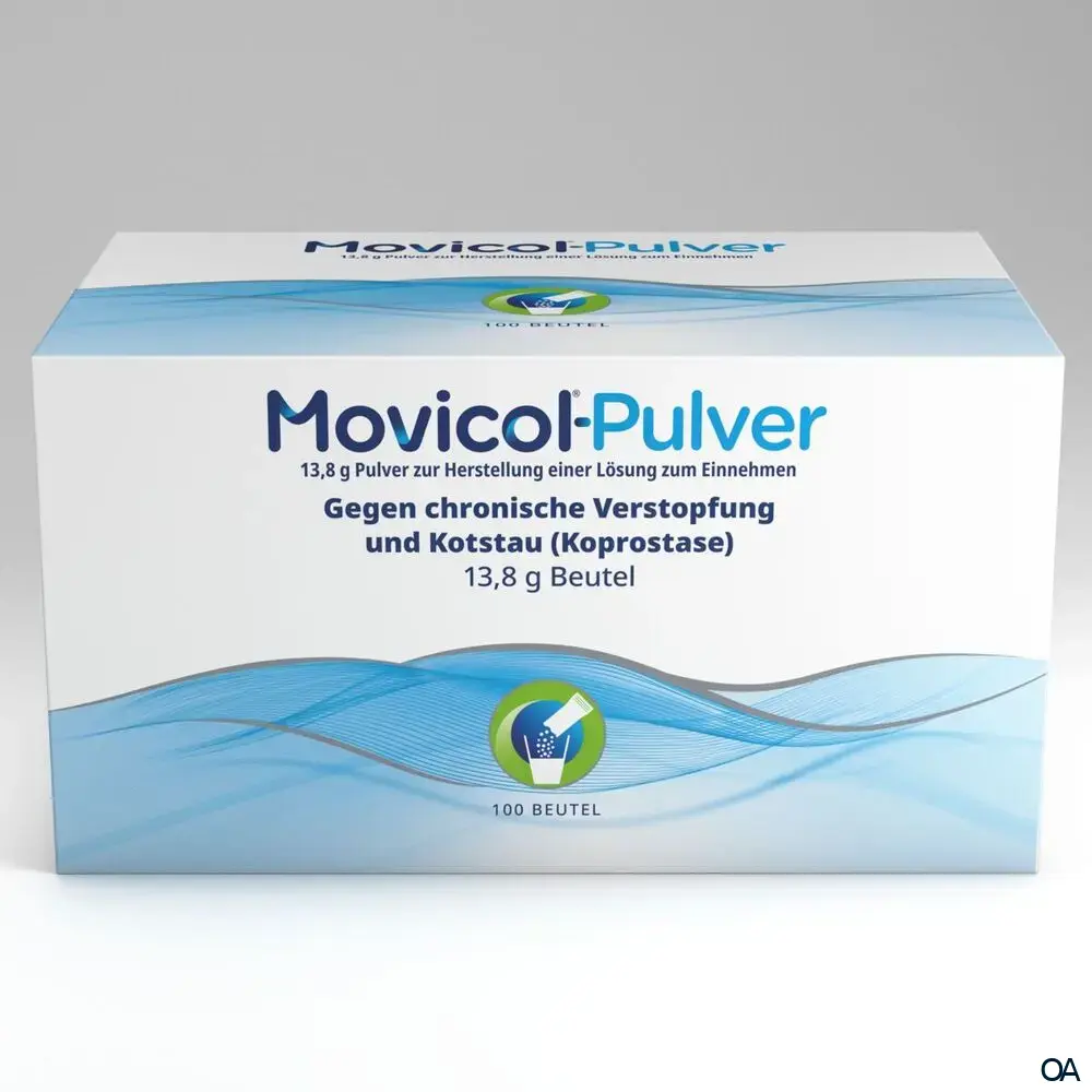 MOVICOL® Pulver 13,8 g Pulver zur Herstellung einer Lösung zum Einnehmen MOVICOL® Pulver 13,8 g Pulver zur Herstellung einer Lösung zum Einnehmen
