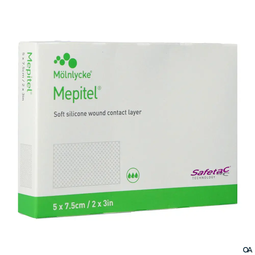 Mölnlycke® Mepitel® Wunddistanzgitter steril, 5 x 7,5 cm