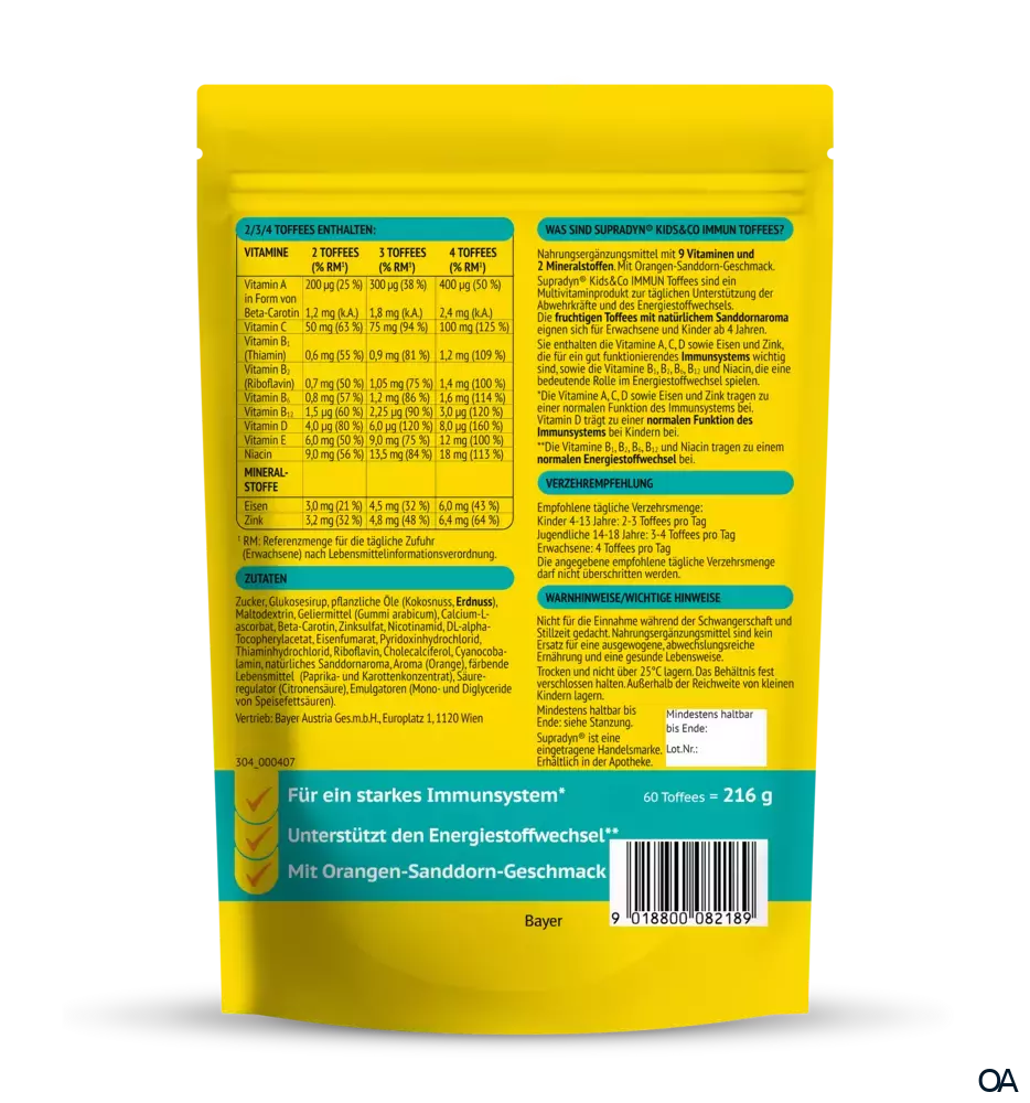 Supradyn® Kids&Co IMMUN Toffees