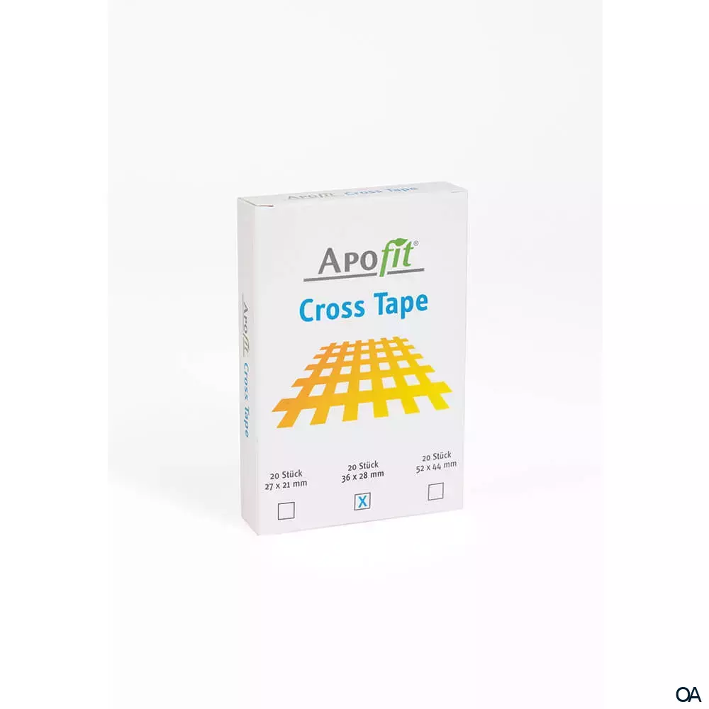 APOfit Cross Tape Type B, Größe 36 × 28 mm APOfit Cross Tape Type B, Größe 36 × 28 mm