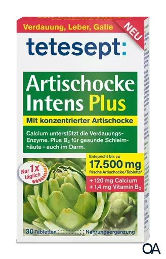 tetesept Artischocke Intens Plus Tabletten tetesept Artischocke Intens Plus Tabletten