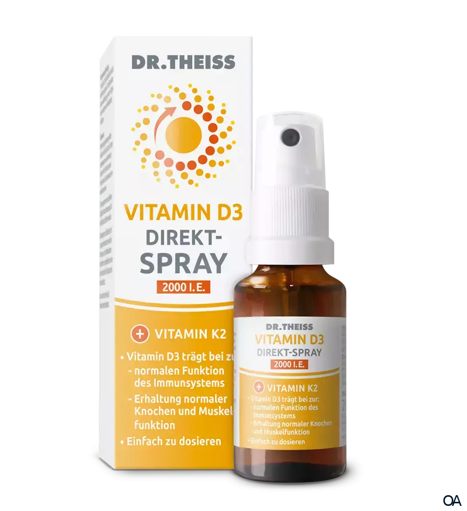 DR. THEISS Vitamin D3 Direkt-Spray 2000 I.E. DR. THEISS Vitamin D3 Direkt-Spray 2000 I.E.