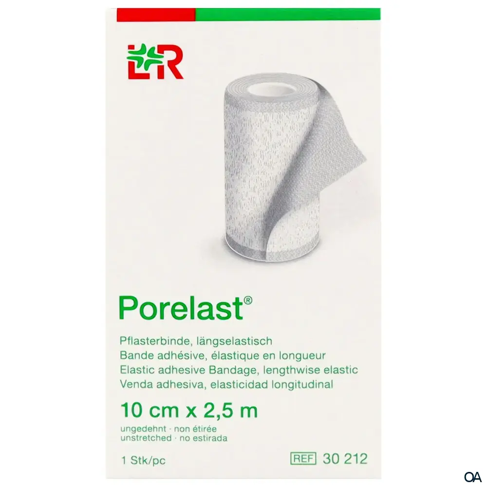 Porelast® Längselastische Pflasterbinde 10 cm x 2,5 m