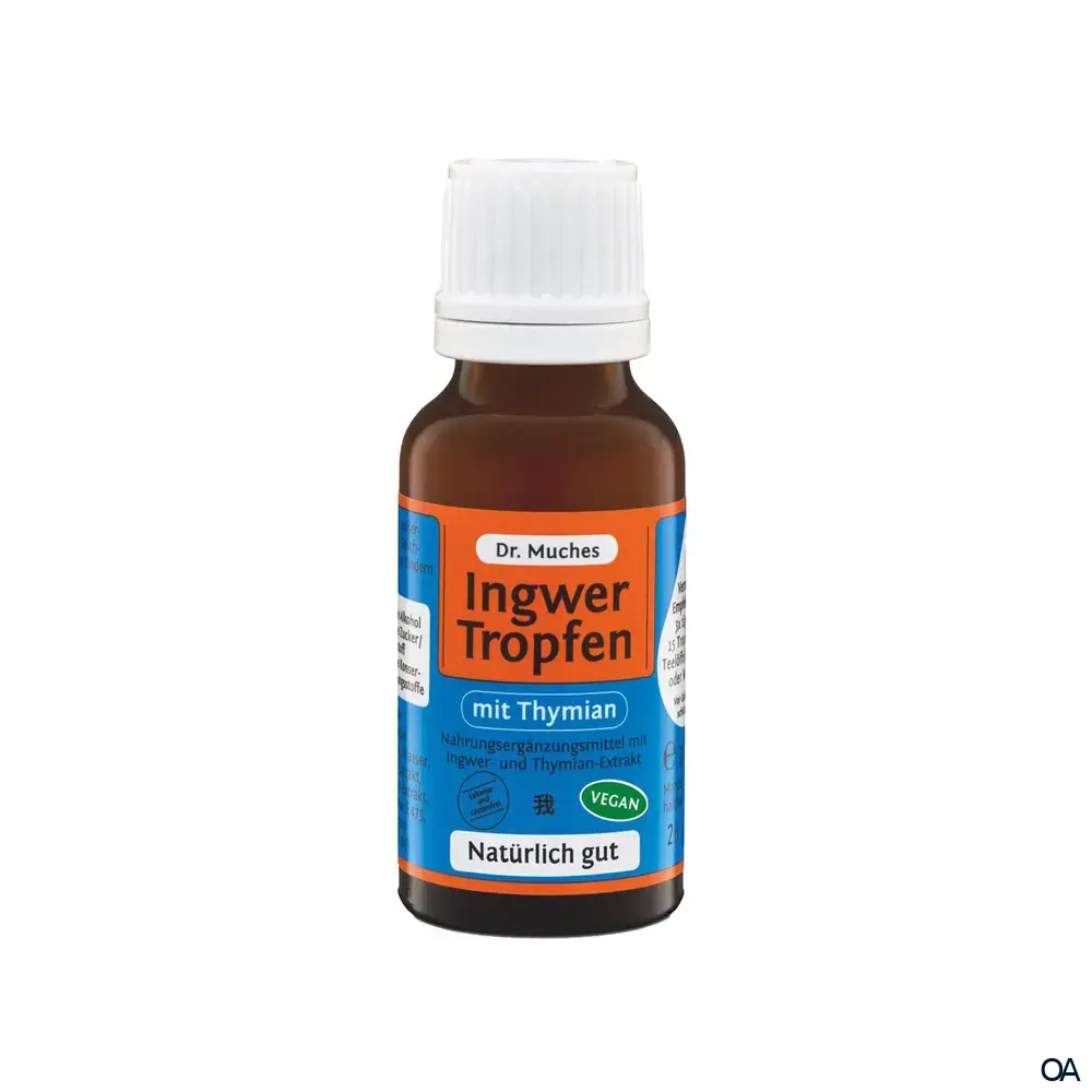 Dr. Muches Ingwer Tropfen mit Thymian Dr. Muches Ingwer Tropfen mit Thymian