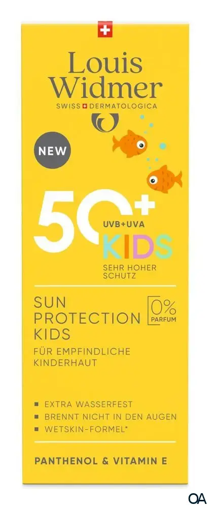 Louis Widmer suncare Sun Protection Kids 50+ Lotion - ohne Parfum Louis Widmer suncare Sun Protection Kids 50+ Lotion - ohne Parfum