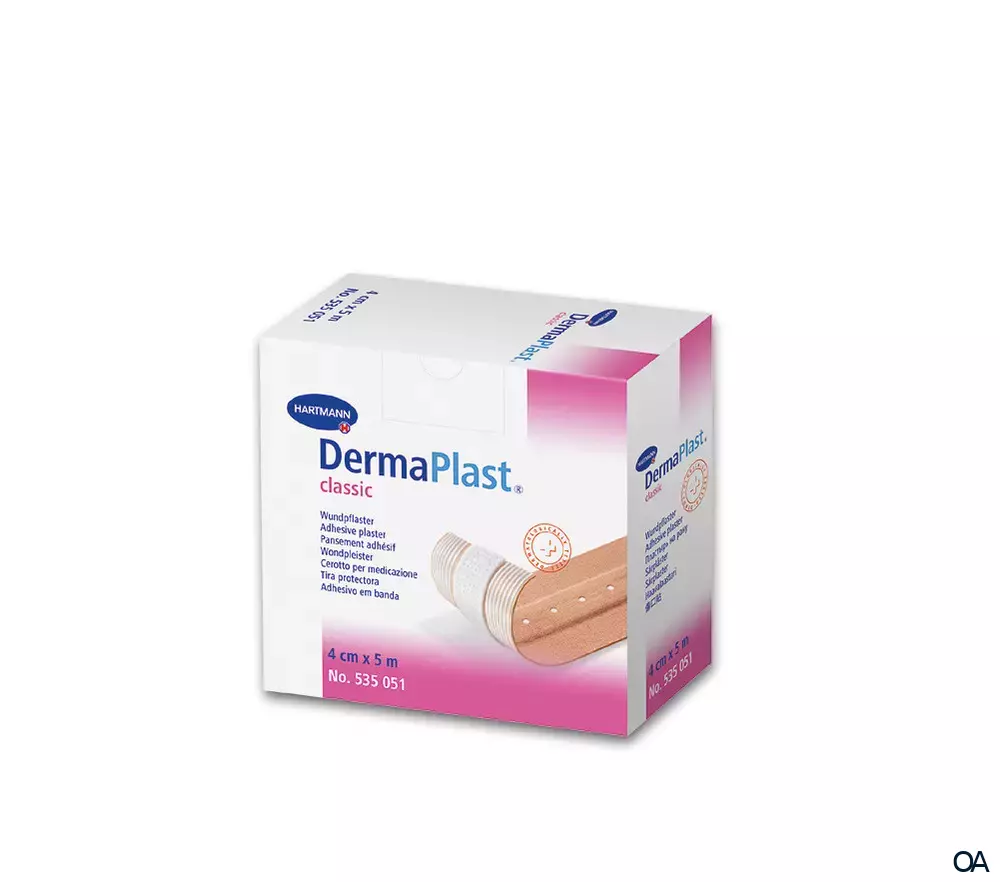 DermaPlast® CLASSIC Wundpflaster 4 cm x 5 m
