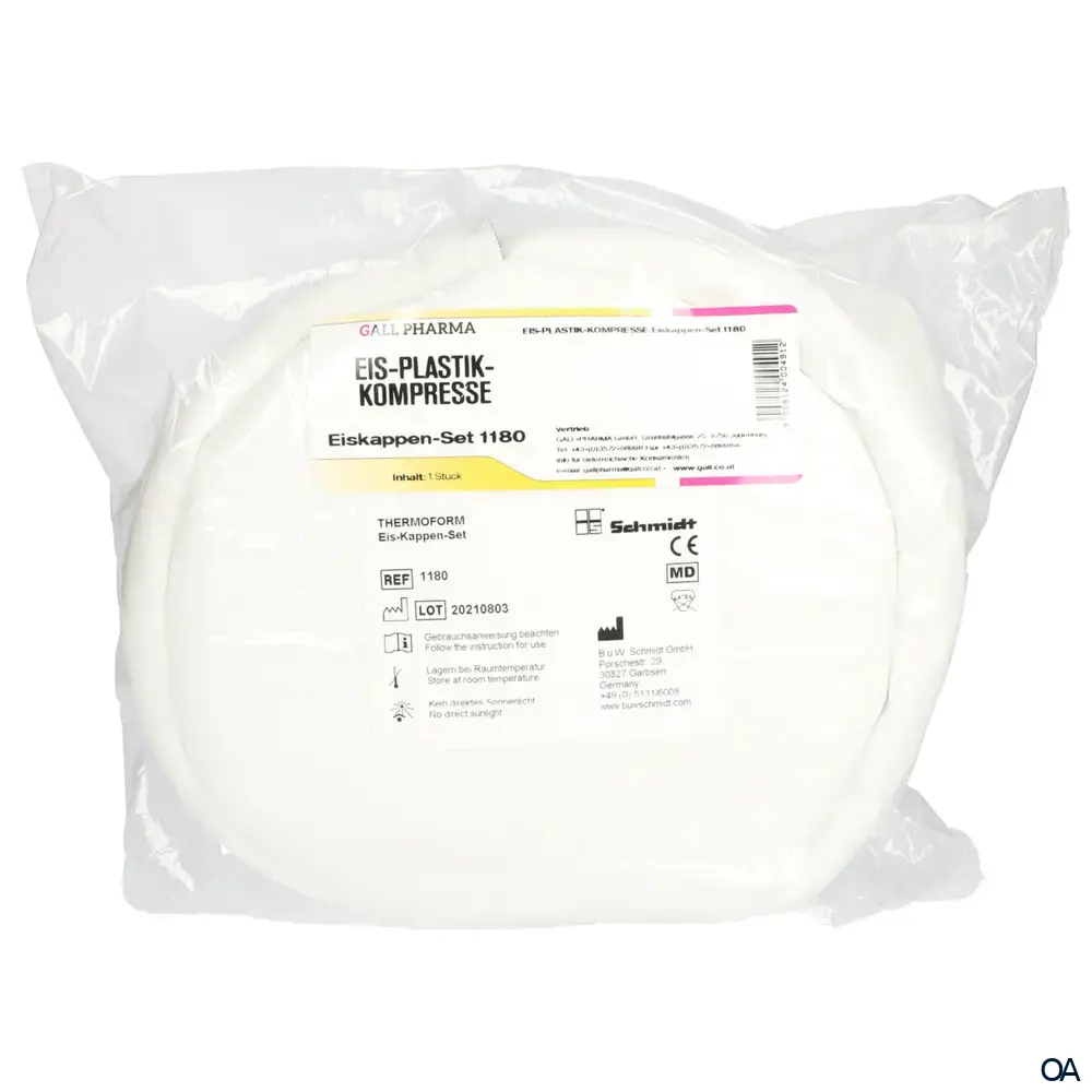 Schmidt® Eis-Plastik-Kompresse Eiskappen-Set Typ 1180 Schmidt® Eis-Plastik-Kompresse Eiskappen-Set Typ 1180