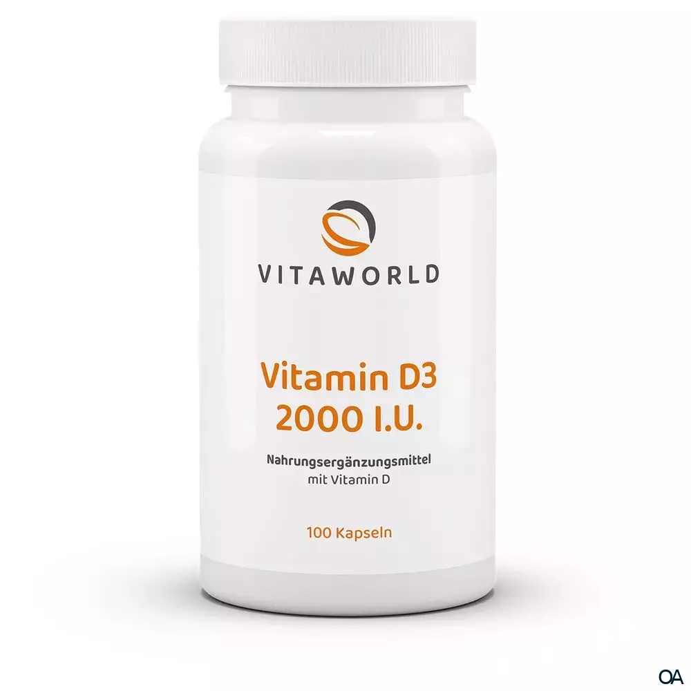 Vitaworld Vitamin D3 2000 I.U. Kapseln Vitaworld Vitamin D3 2000 I.U. Kapseln
