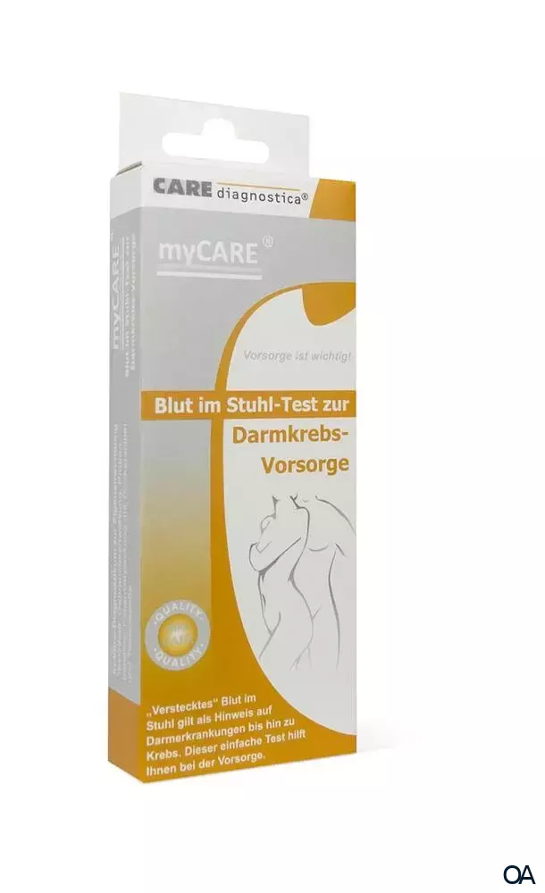 myCARE Blut im Stuhl-Test zur Darmkrebsvorsorge myCARE Blut im Stuhl-Test zur Darmkrebsvorsorge