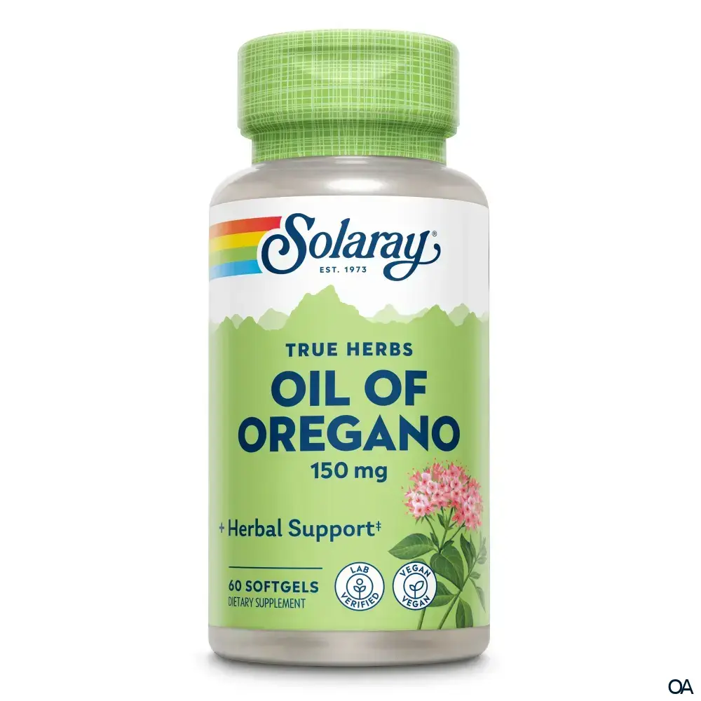 Solaray Oregano Öl Weichkapseln