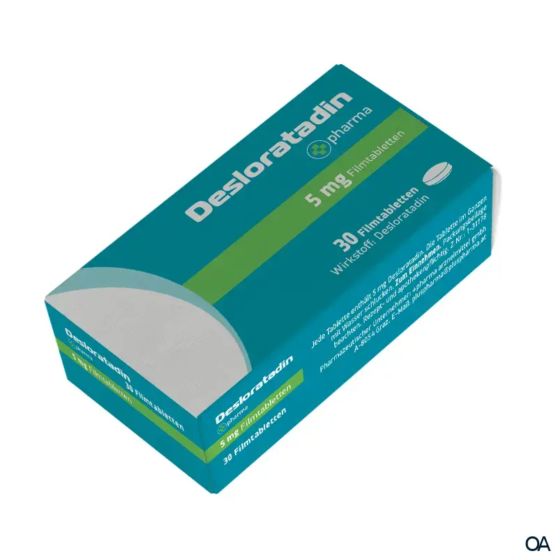 Desloratadin +pharma 5 mg Filmtabletten