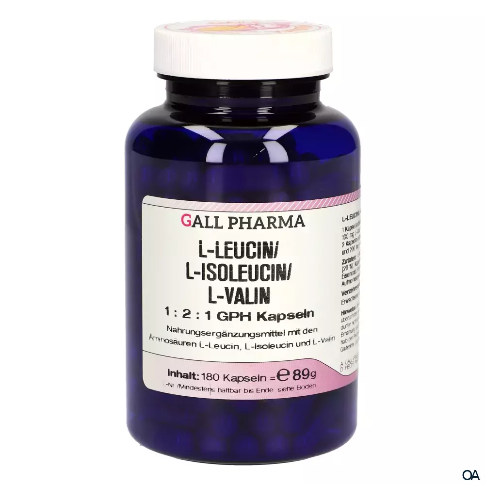 Gall Pharma L-Leucin/L-Isoleucin/L-Valin 1:2:1 Kapseln