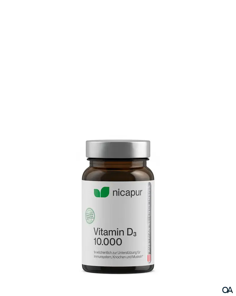NICApur Vitamin D3 10.000 Kapseln