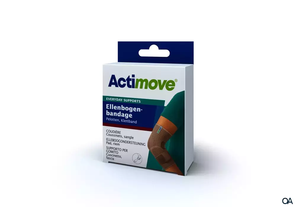 Actimove® Everyday Supports Ellenbogenbandage Pelotten, Klebeband Größe M