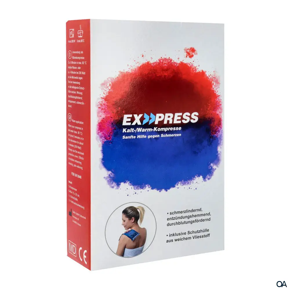 Express Kalt-Warm Kompresse, 12 x 29 cm Express Kalt-Warm Kompresse, 12 x 29 cm