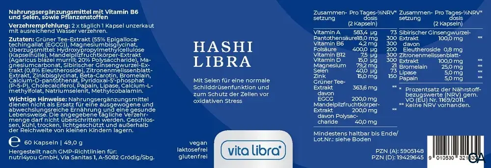 vita libra Hashi Libra Kapseln