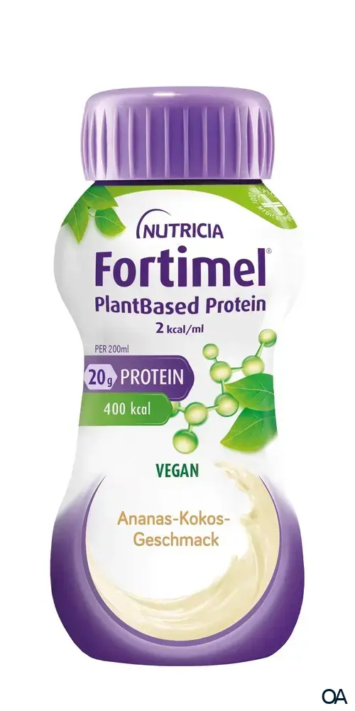 Nutricia Fortimel PlantBased Protein 2 kcal Ananas-Kokos 200 ml Nutricia Fortimel PlantBased Protein 2 kcal Ananas-Kokos 200 ml