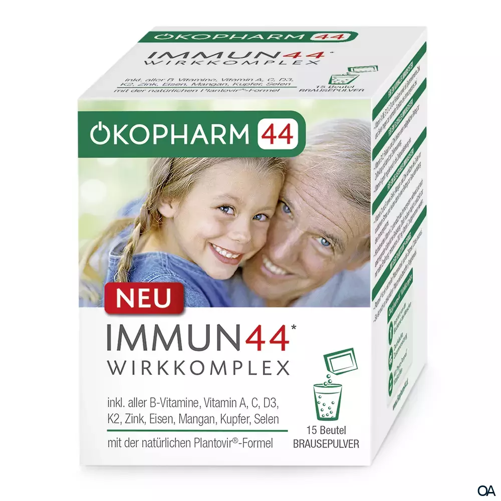 Ökopharm® Für die Abwehrkräfte Immun44* Brausepulver Sachets