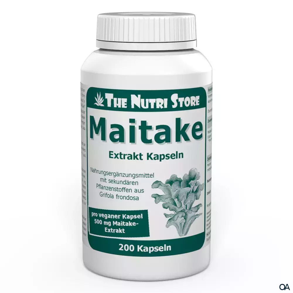 The Nutri Store Maitake Extrakt 500 mg Kapseln The Nutri Store Maitake Extrakt 500 mg Kapseln